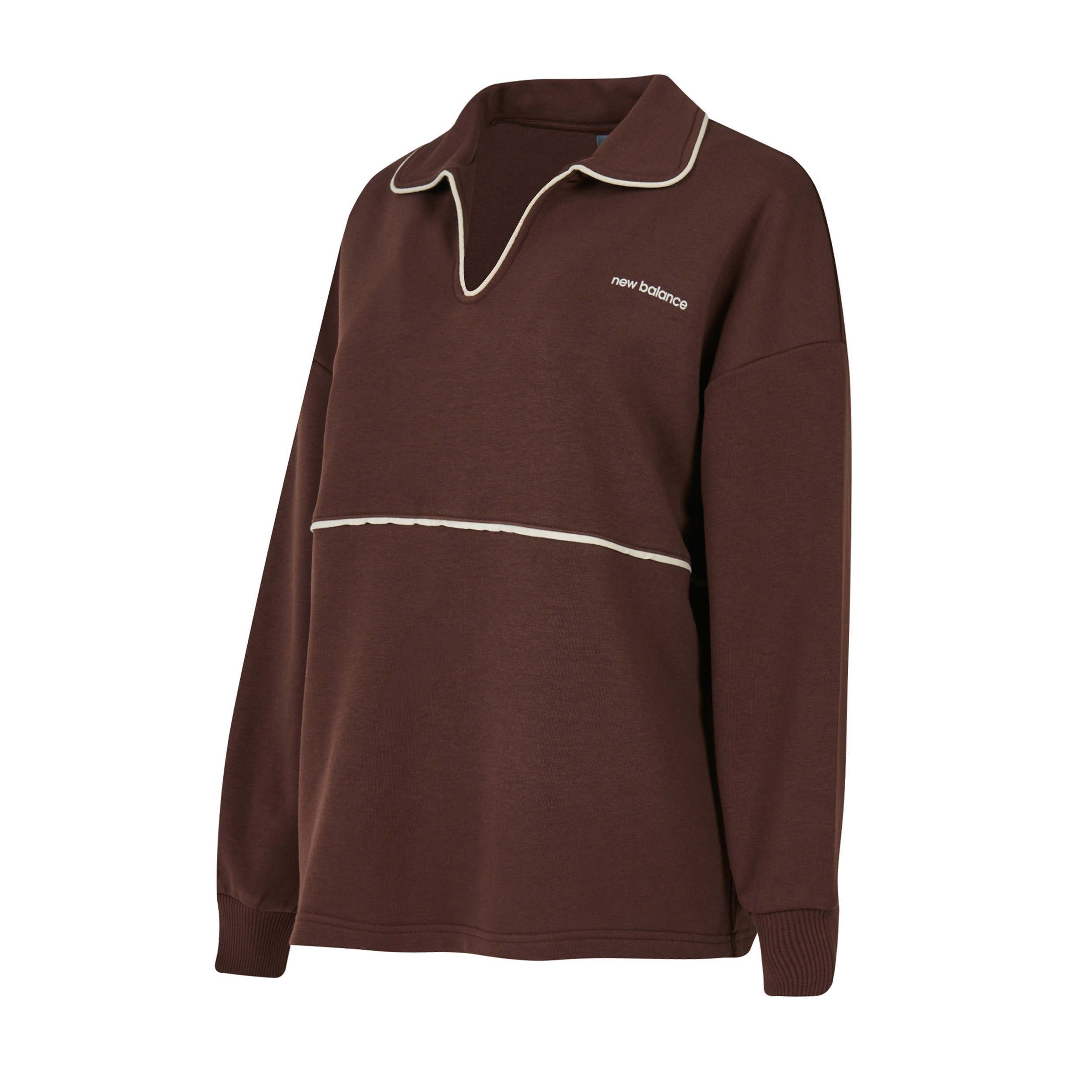 New Balance WNC3402 Kahverengi Kadın Sweatshirt