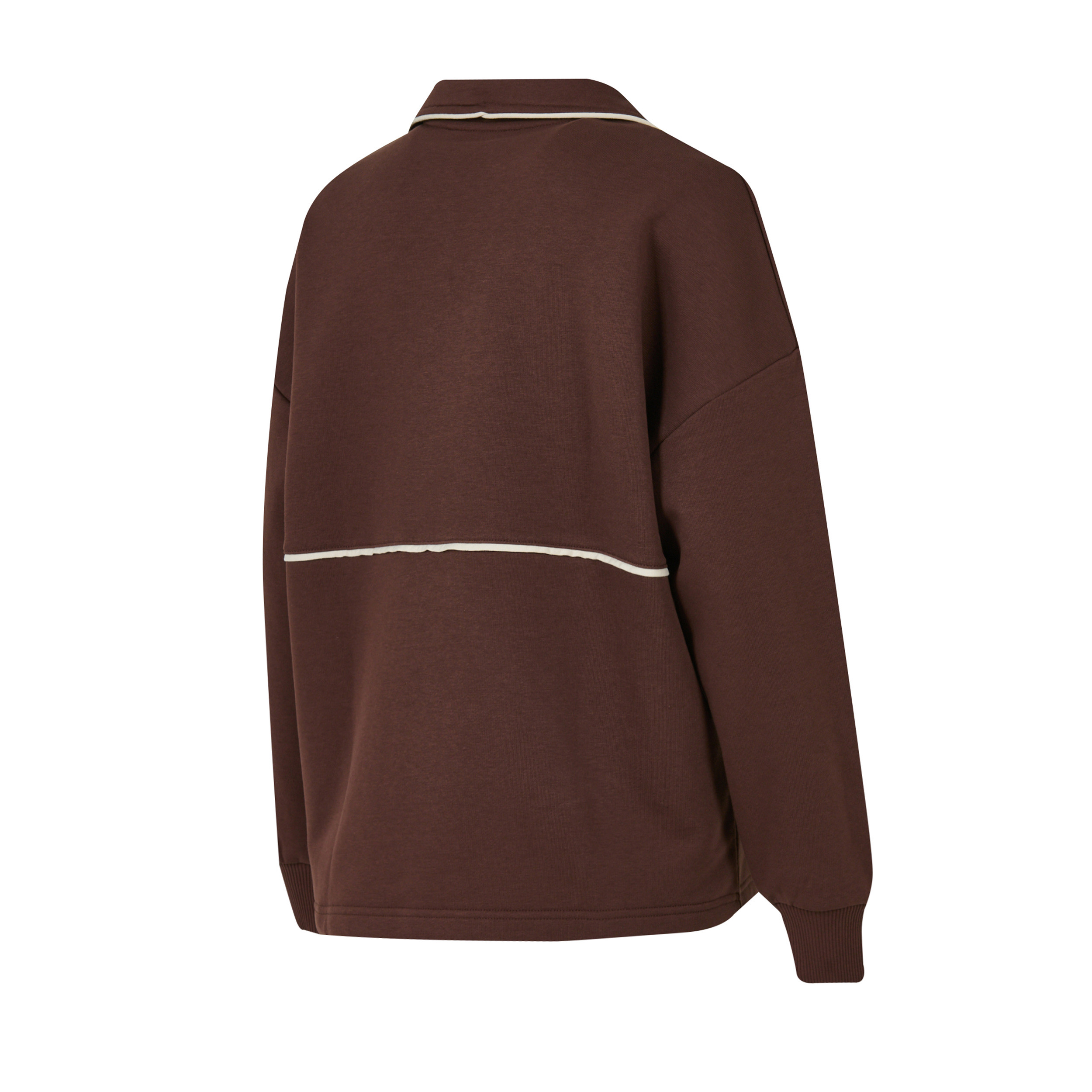 New Balance WNC3402 Kahverengi Kadın Sweatshirt görsel 2