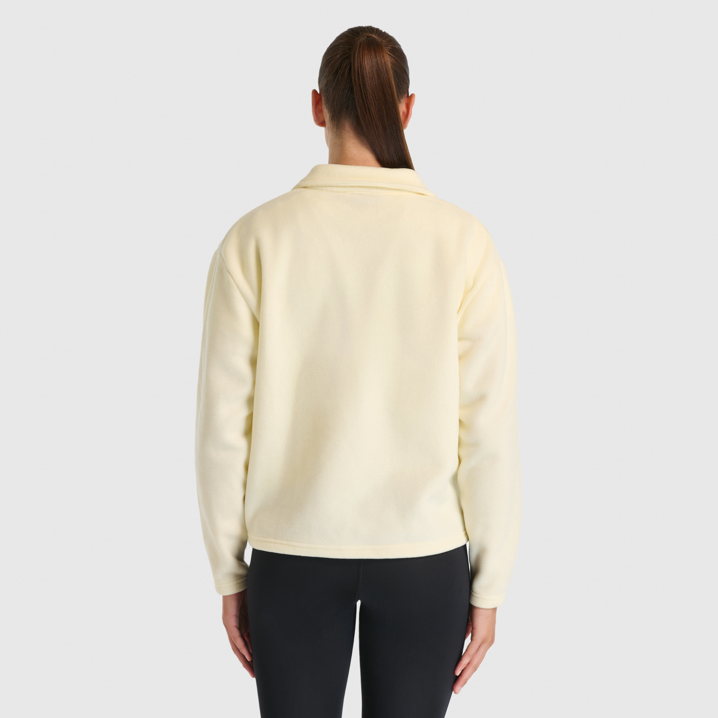 New Balance WNC3520 Bej Kadın Sweatshirt görsel 4
