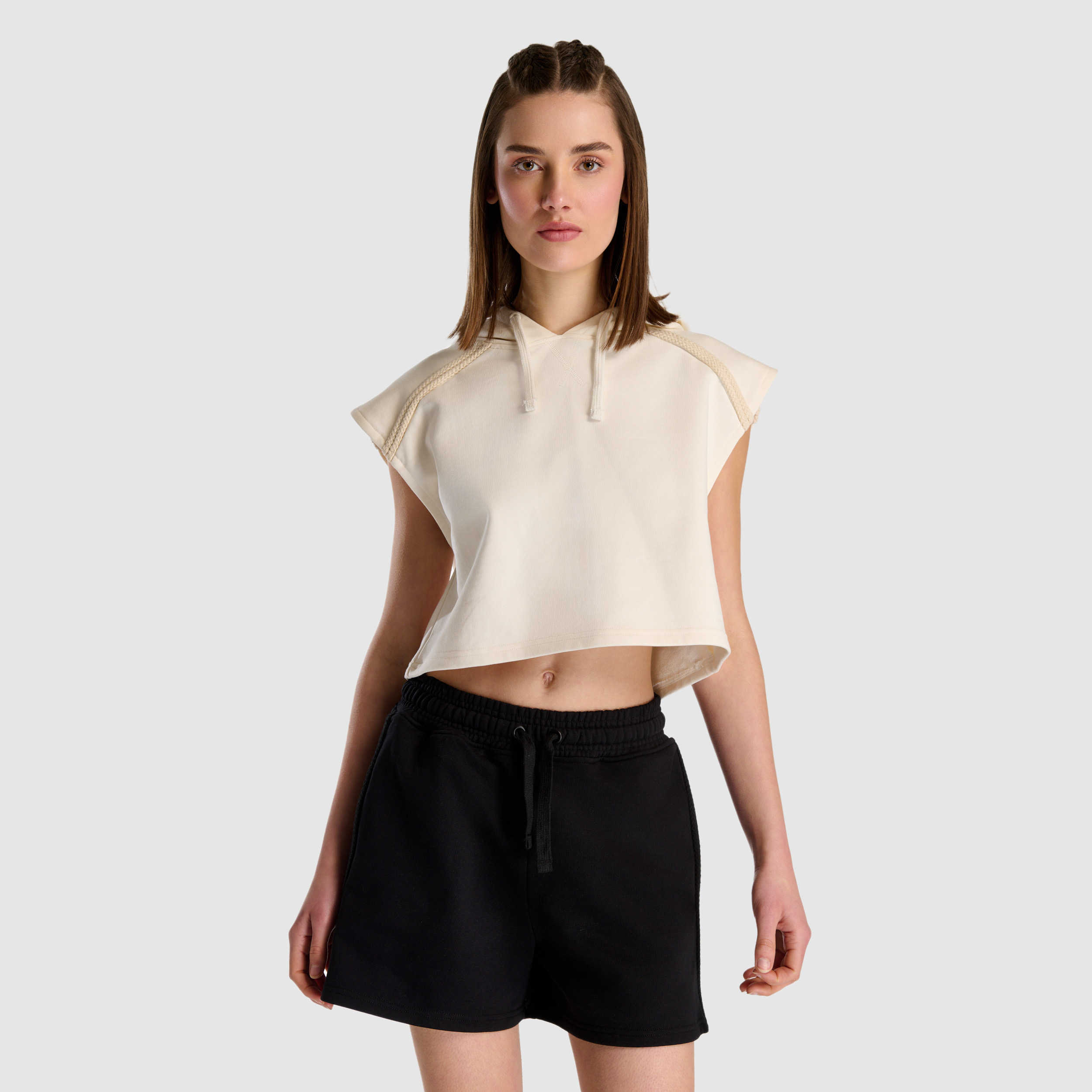 New Balance WNH1514 Bej Kadın Sweatshirt