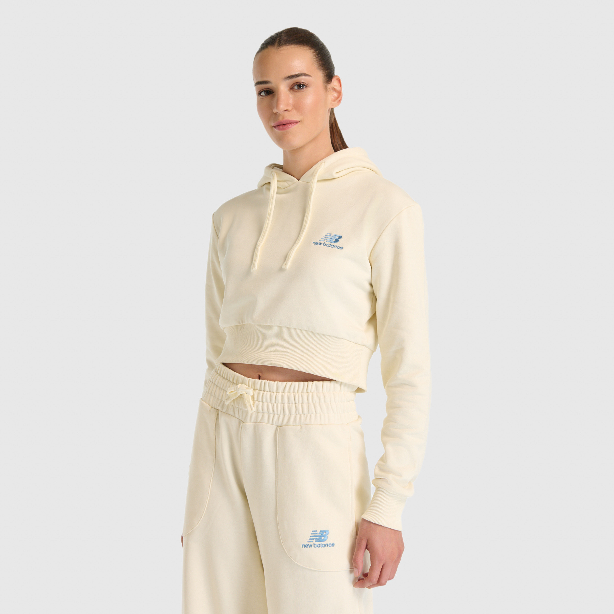 New Balance WNH3515 Bej Kadın Sweatshirt