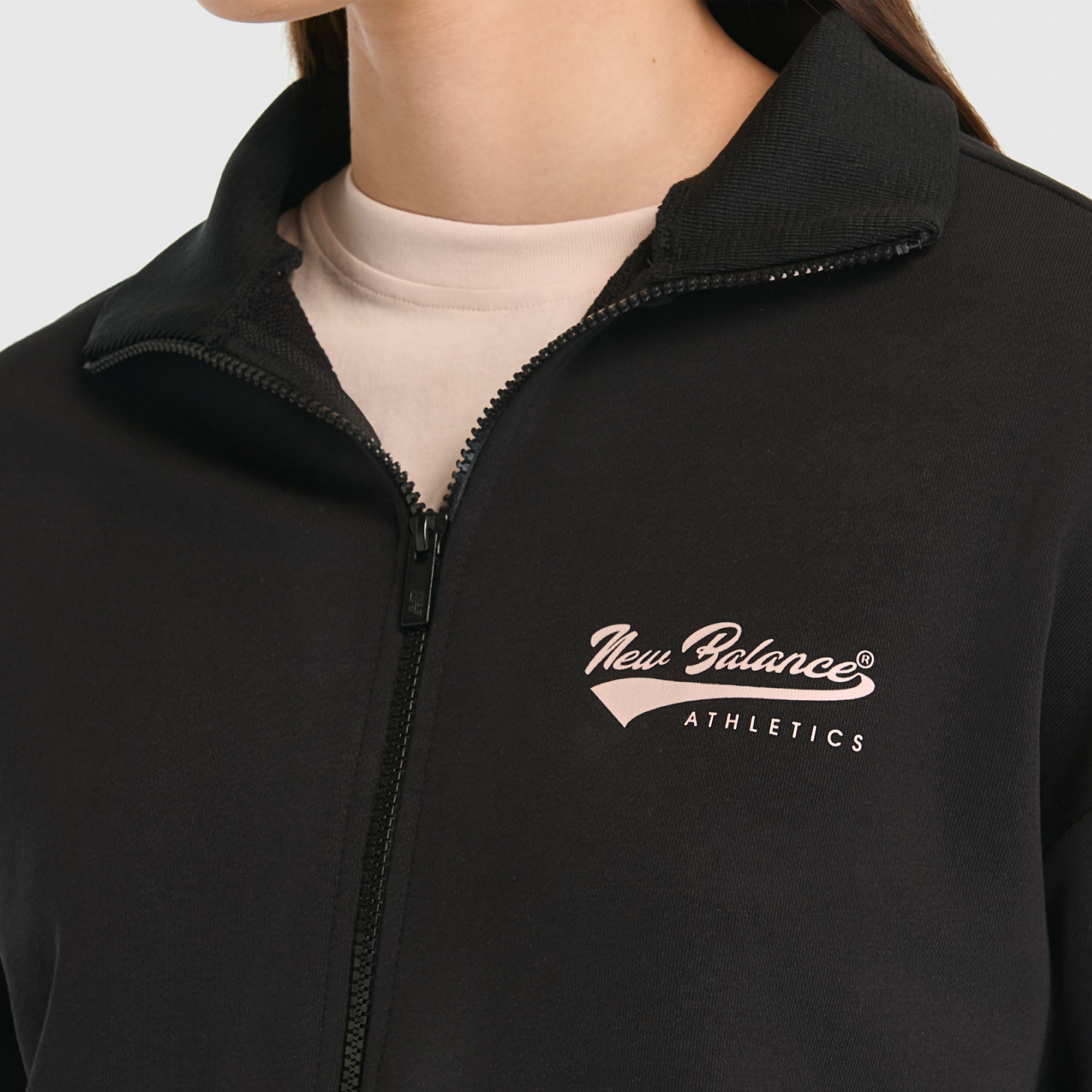 New Balance WNJ3509 Siyah Kadın Sweatshirt görsel 5
