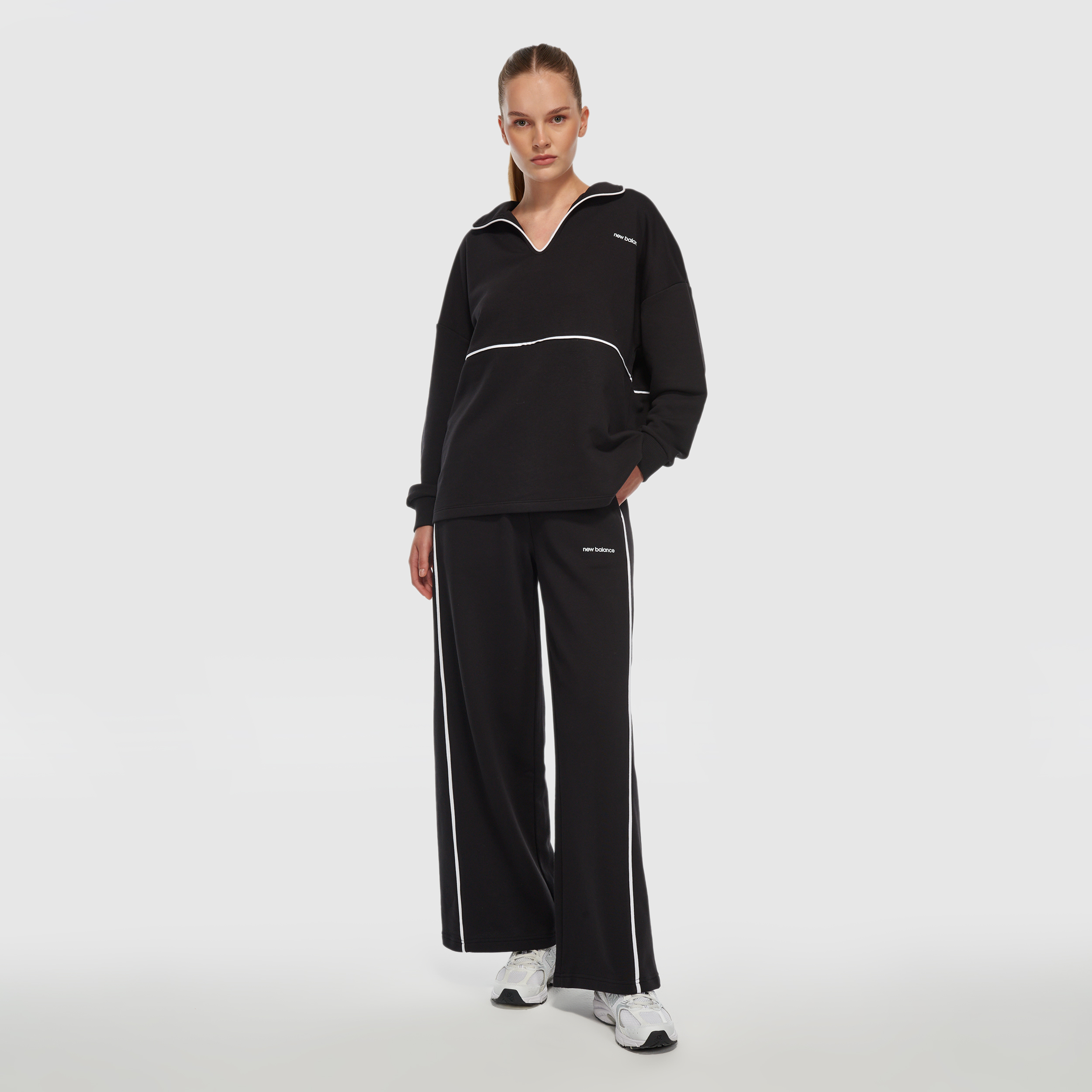 New Balance WNP3402 Siyah Kadın Eşofman Altı görsel 7