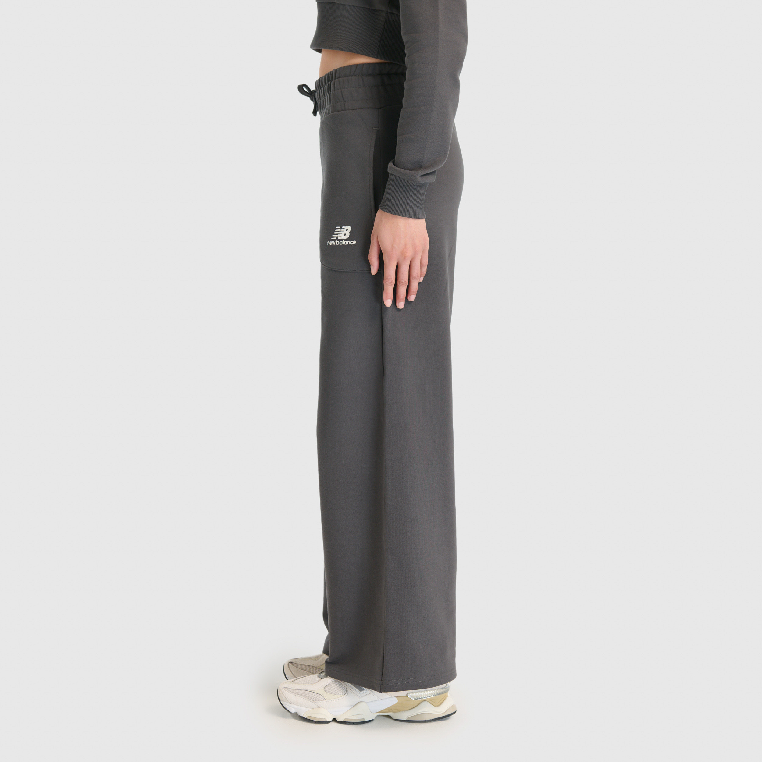 New Balance WNP3515 Antrasit Kadın Eşofman Altı görsel 3