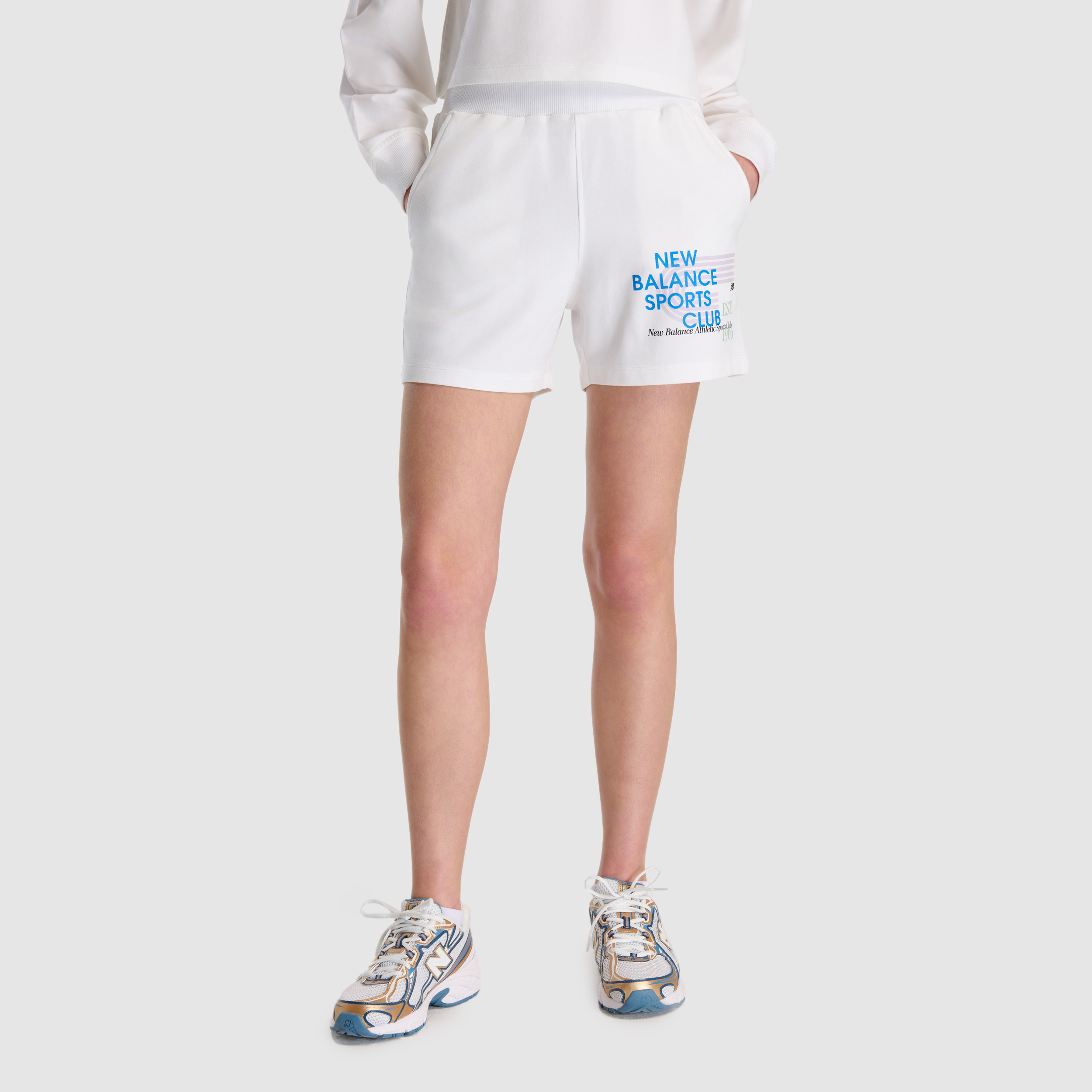 New Balance WNS1502 Beyaz Kadın Şort