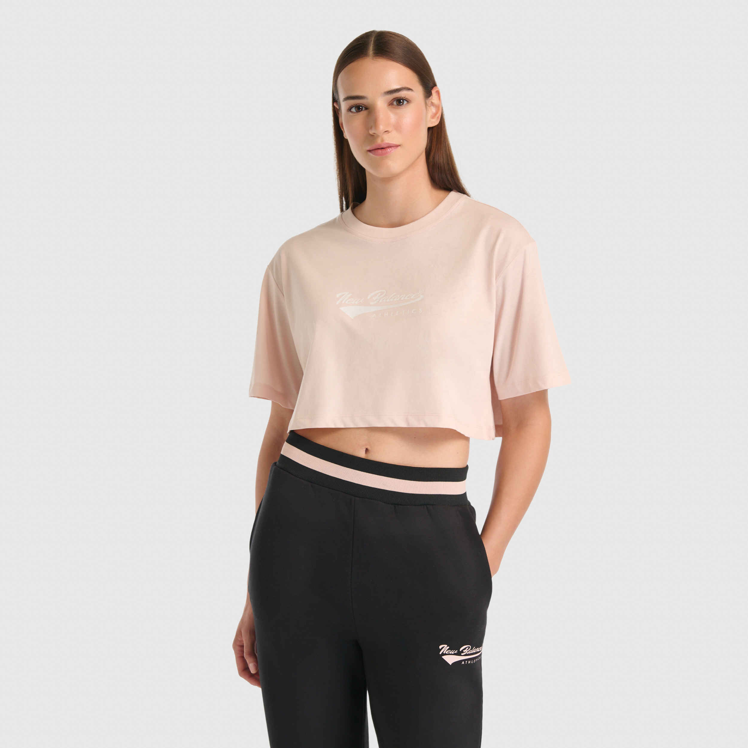 New Balance WNT3509 Pembe Kadın Tişört