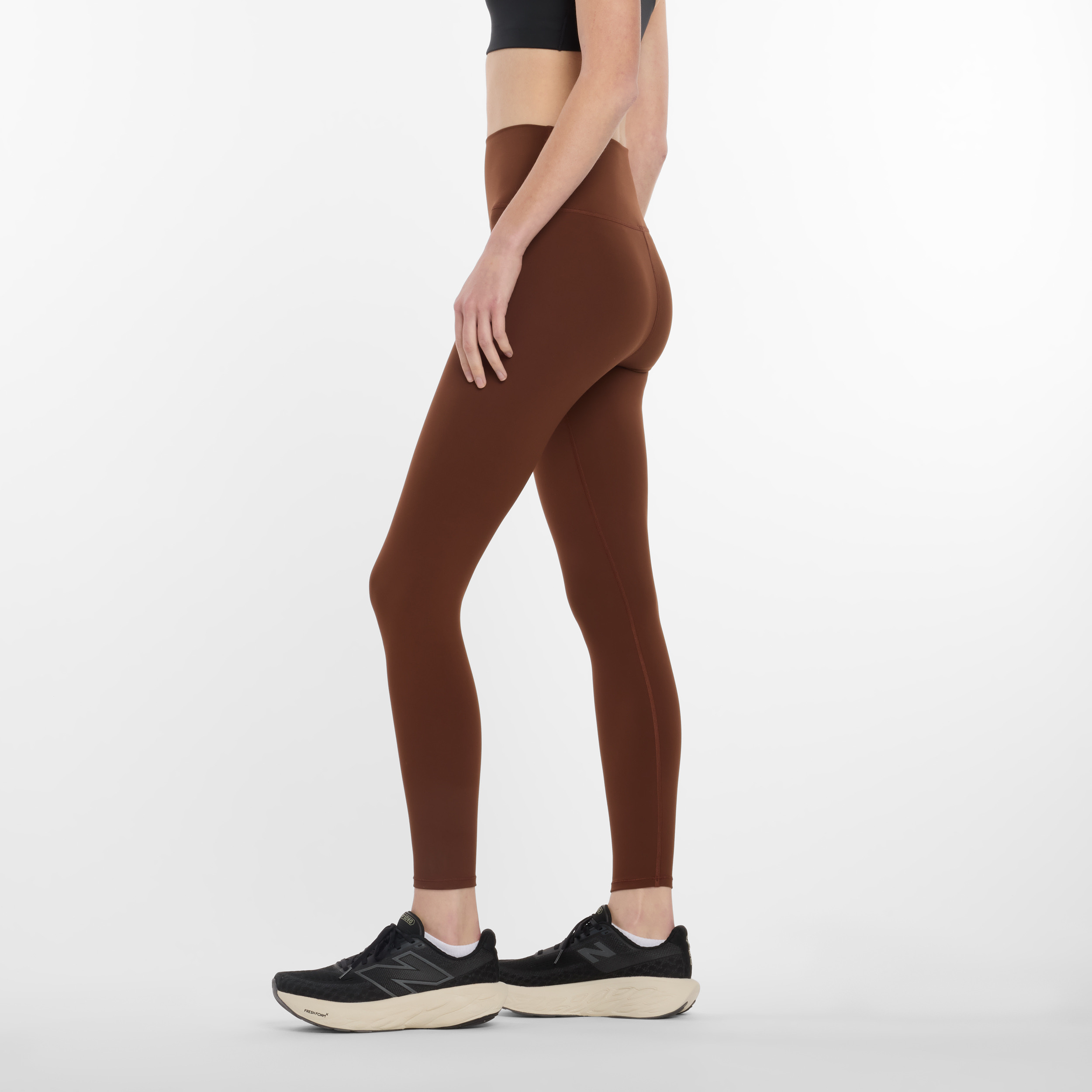 New Balance Koyu Kahverengi Kadın Tayt görsel 2