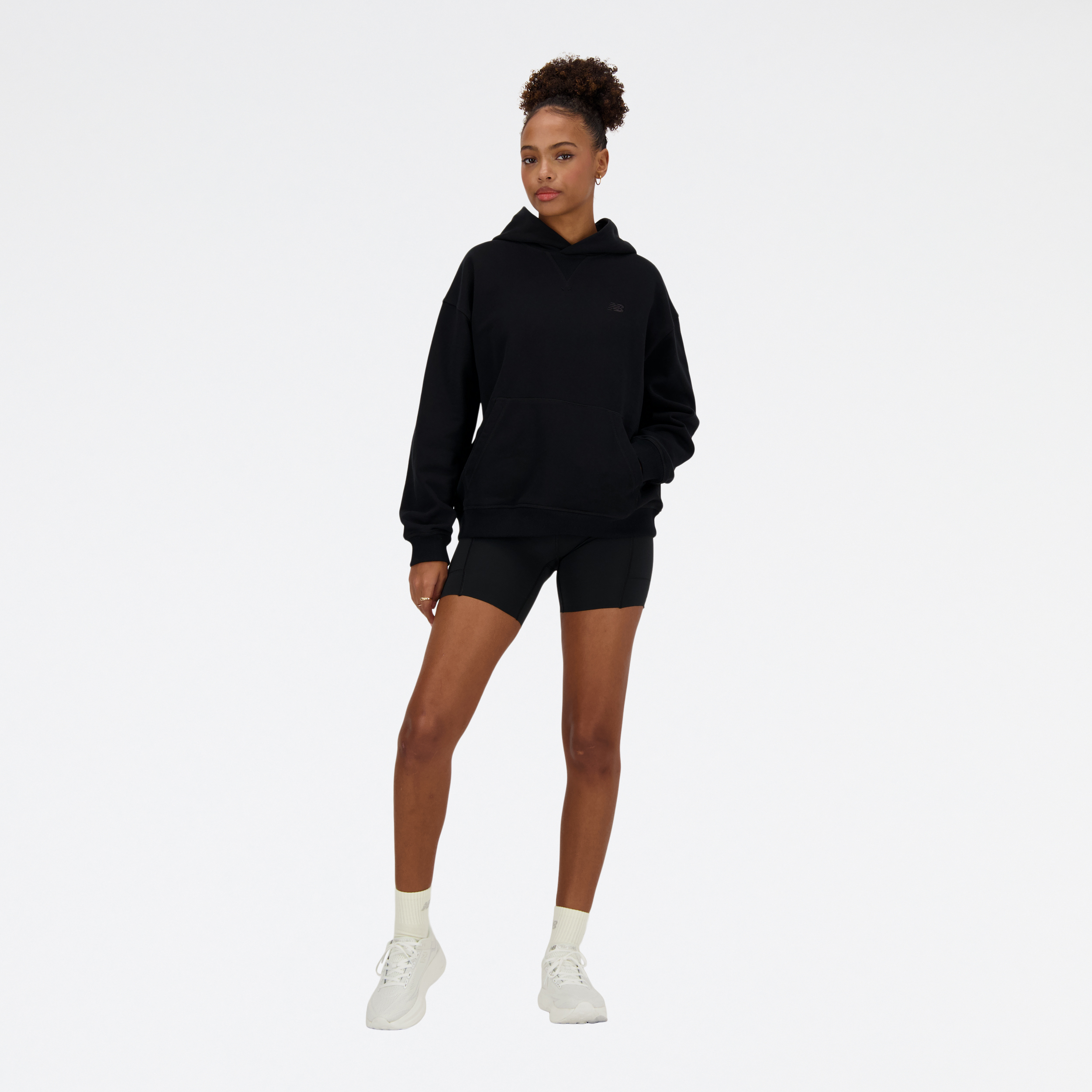 New Balance WT41537 Siyah Kadın Sweatshirt görsel 6