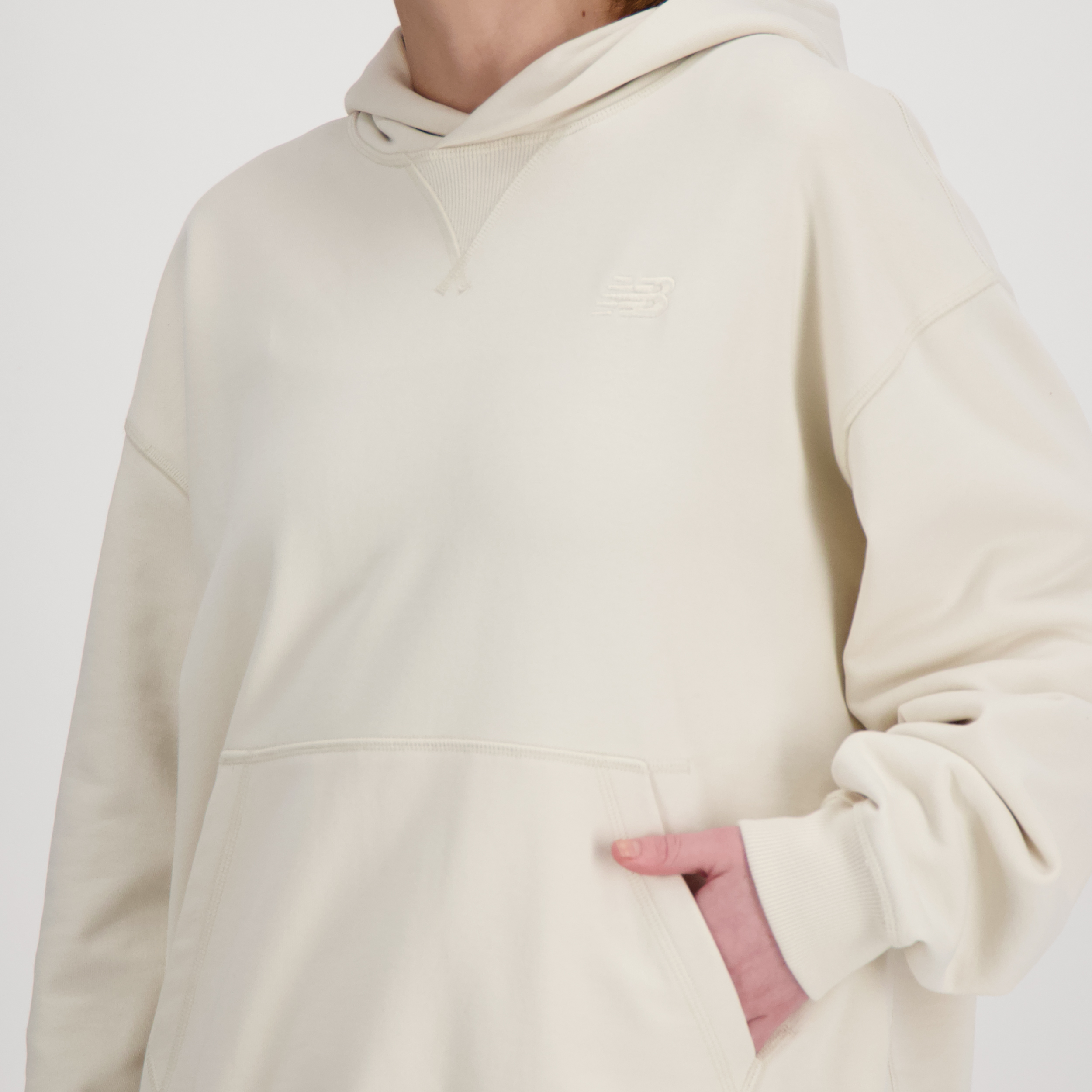 New Balance WT41537 Beyaz Kadın Sweatshirt görsel 4